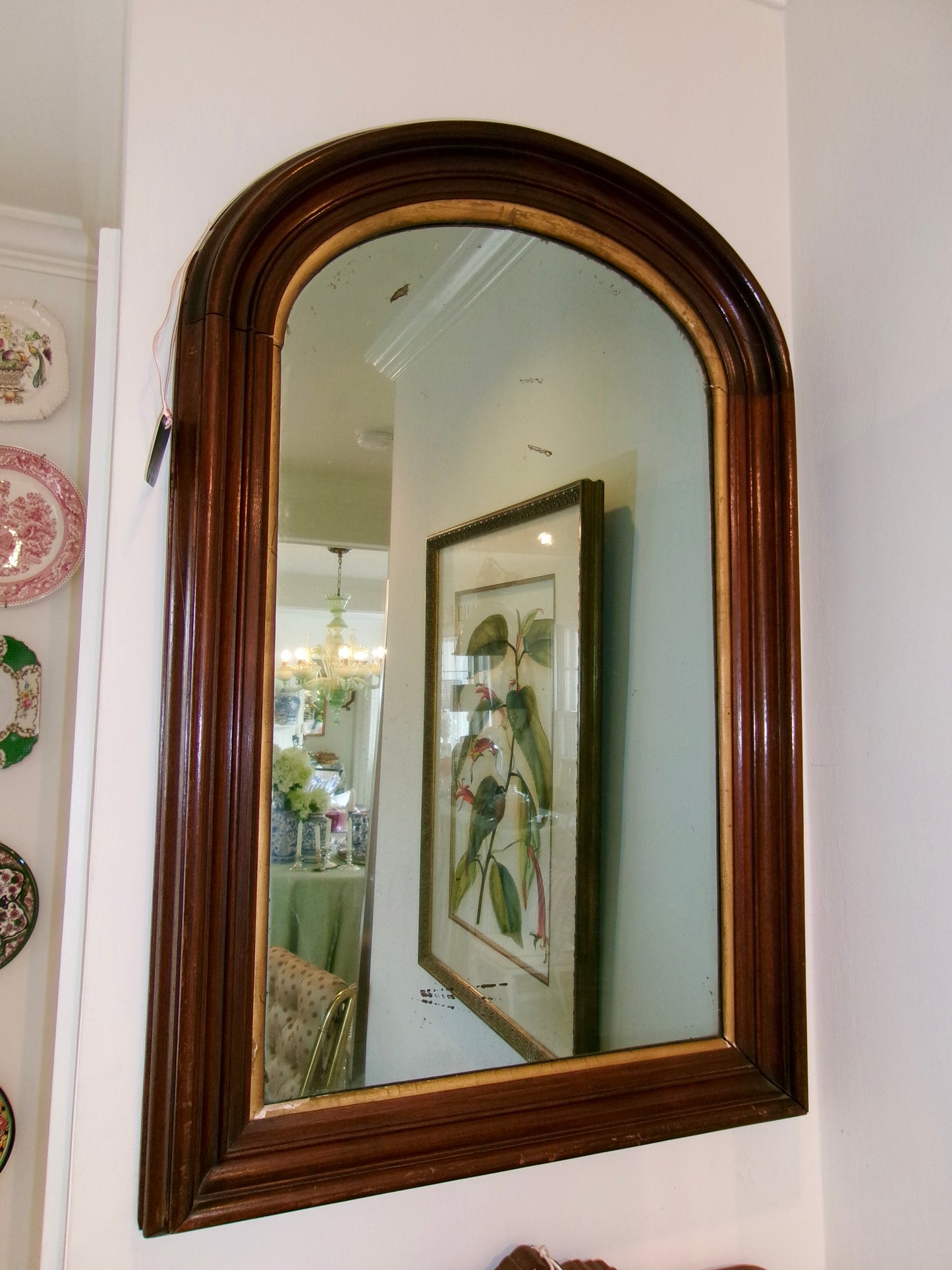 Antique Wooden Mirror