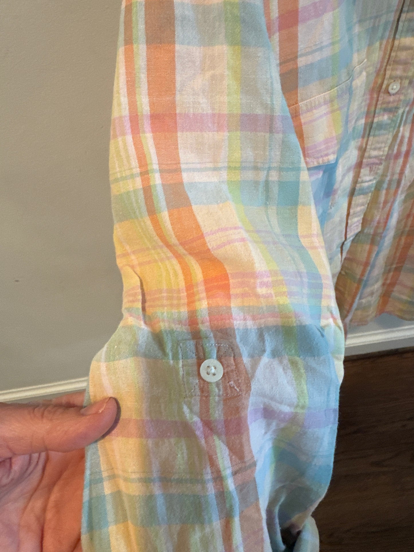 Vintage 90s Ralph Lauren linen cover-up