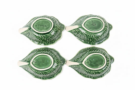 Vintage SECLA Cabbage Leaf Bowls — Set of 4