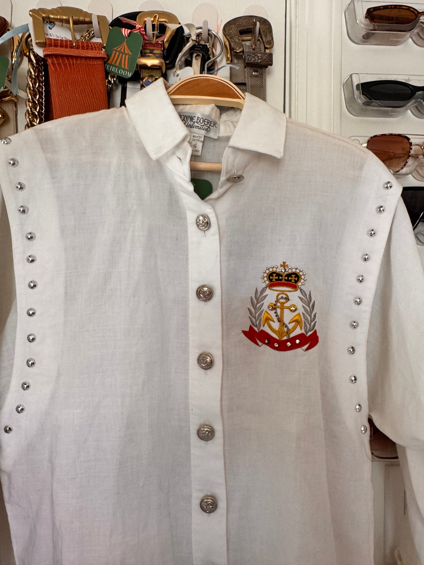 Vintage yacht rock dream linen button down