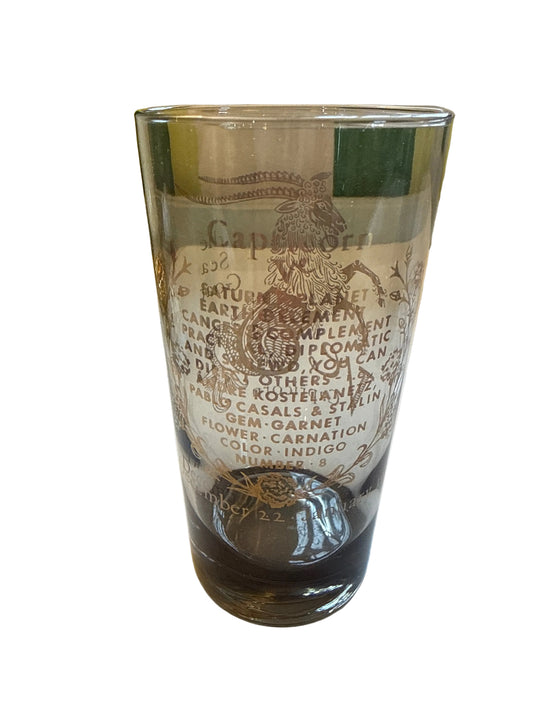Vintage Zodiac Highball Glasses – Set of 12
