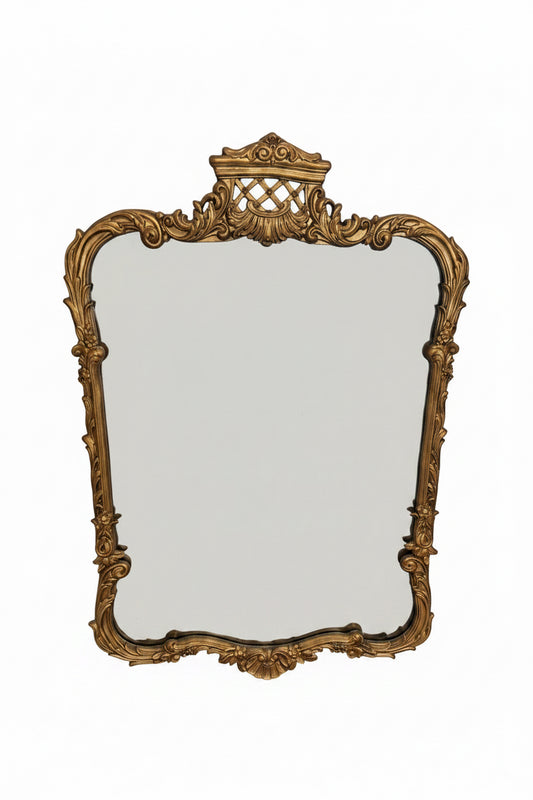 Vintage Hollywood Regency Wall Mirror by Baltimore Mirror Co.