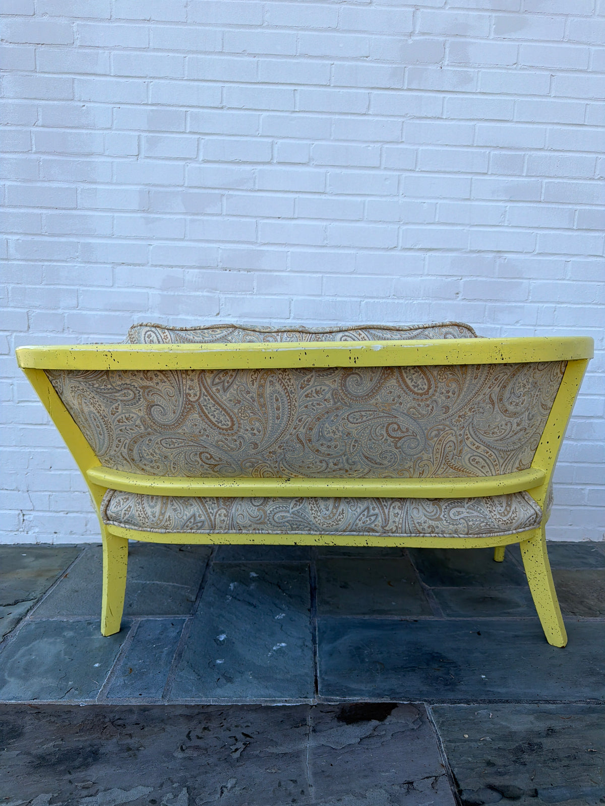 Vintage Cane Settee