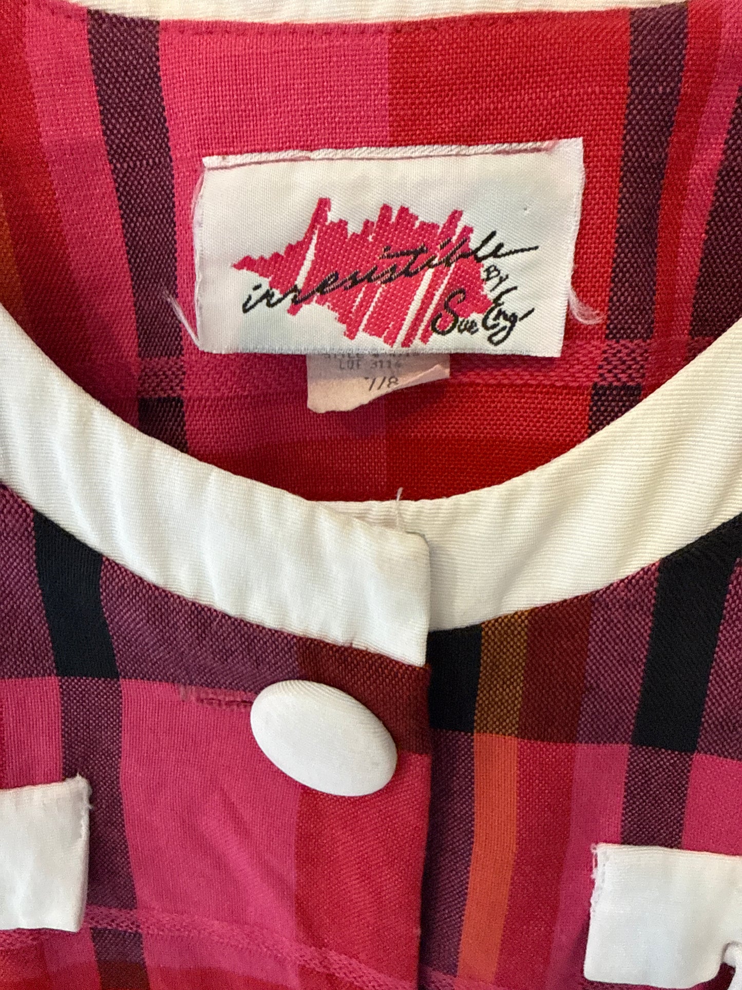 Plaid Linen Tunic/dress