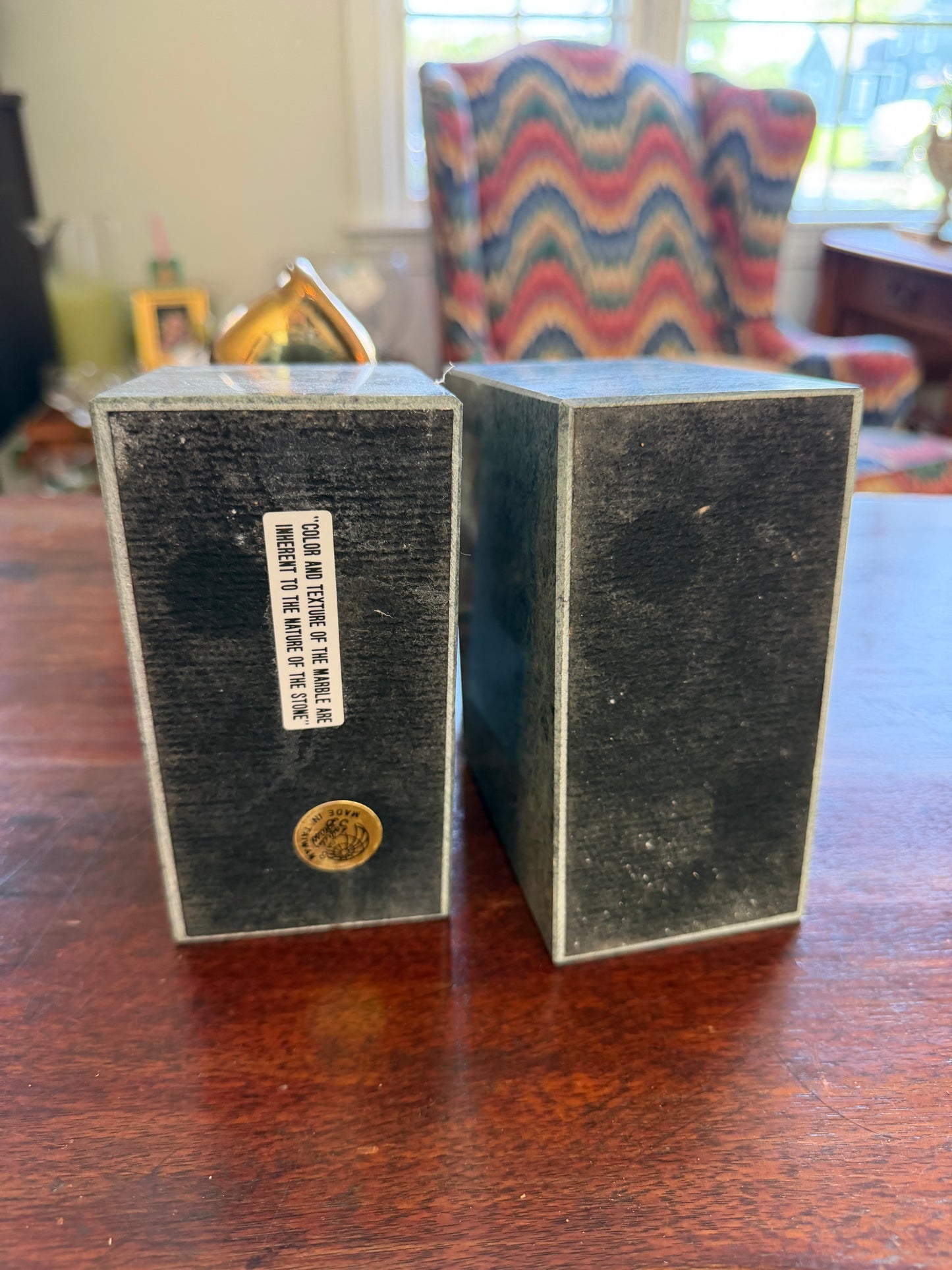 Vintage Brass 1970’s Wall-street Bull & Bear Bookends