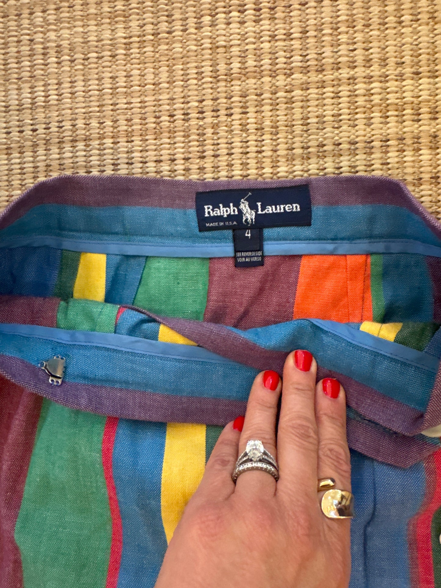 Vintage Ralph Lauren striped skirt