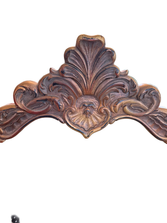 Vintage Carolina Mirror Company Rococo Wall Mirror