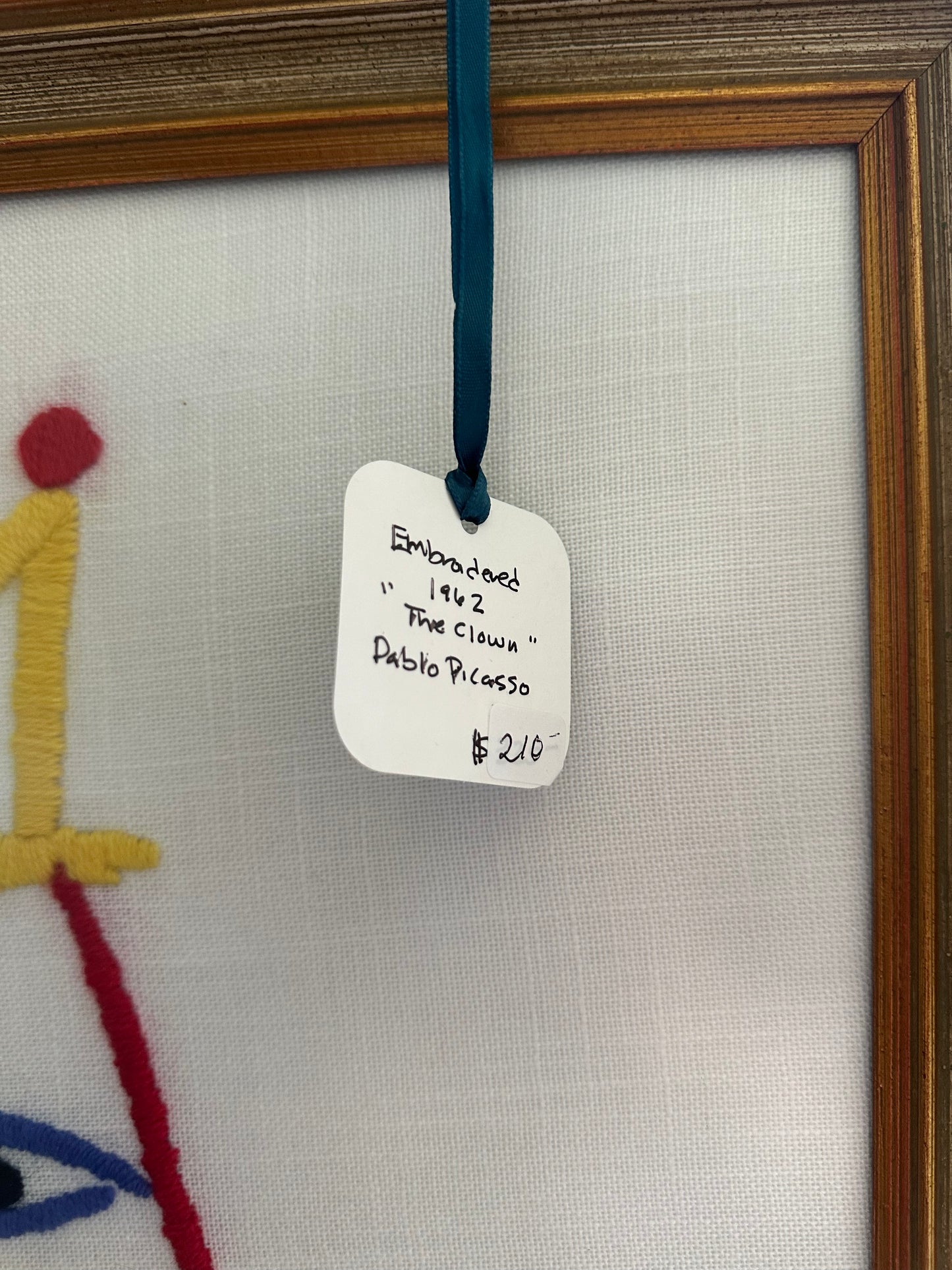 Picasso embroidered art