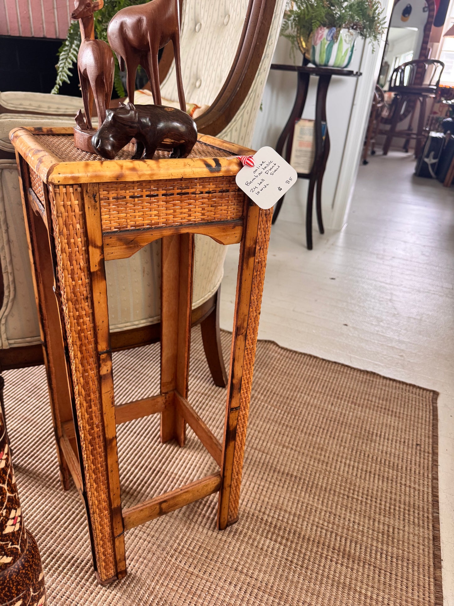 Bamboo table/plant stand