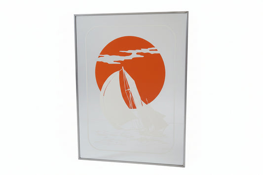 MCM mirror Art "out to sea"