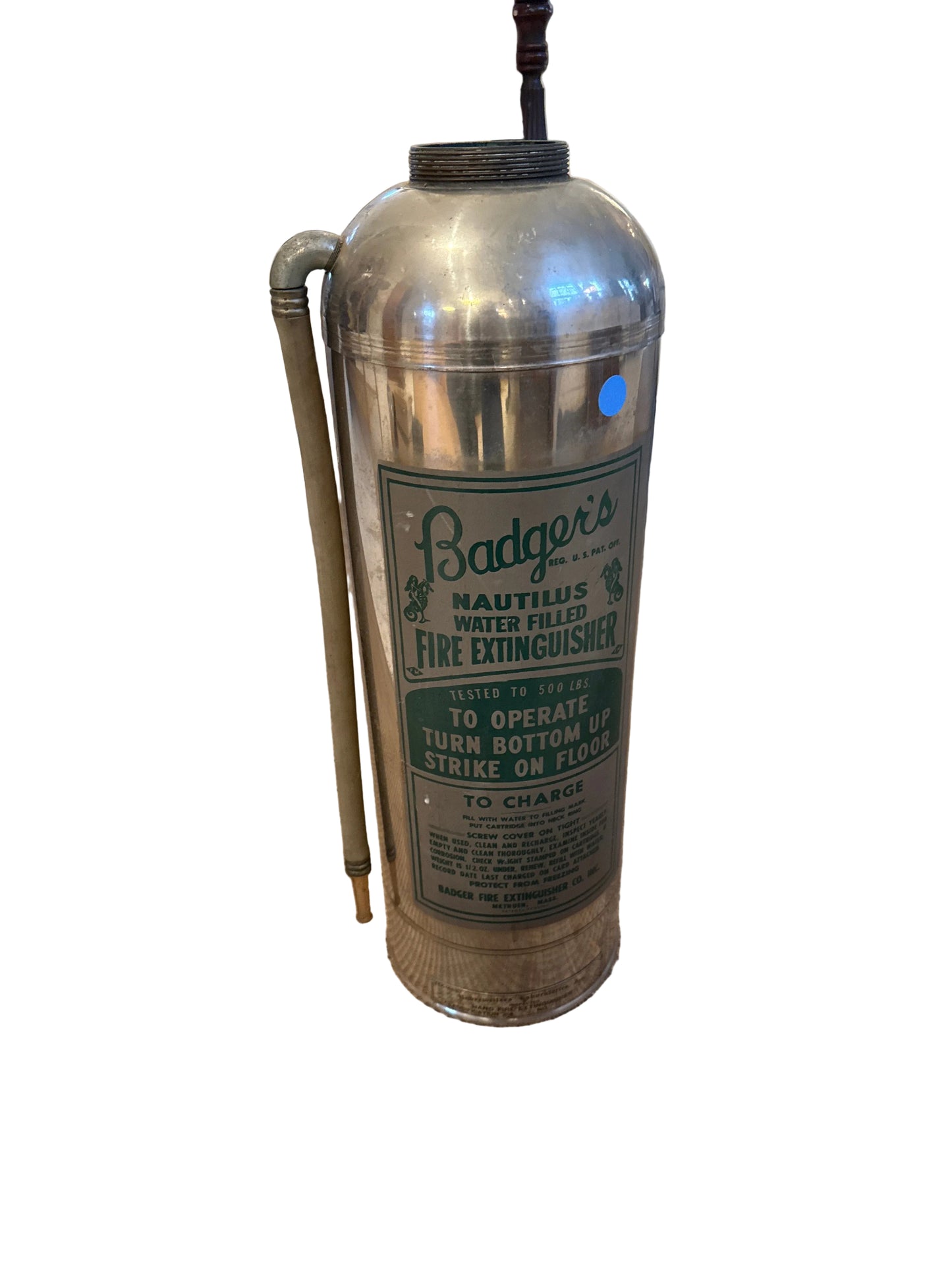 Vintage Badger fire extinguisher