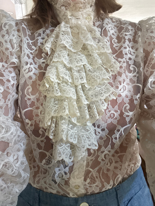 Vintage lace blouse