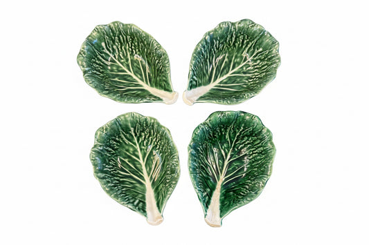 Vintage SECLA Cabbage Leaf Bowls — Set of 4
