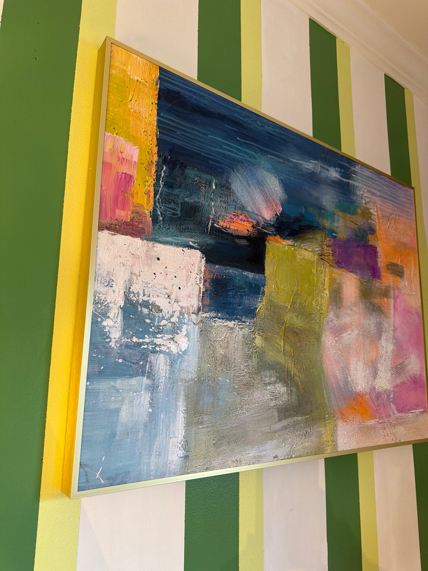 Framed colorful abstract