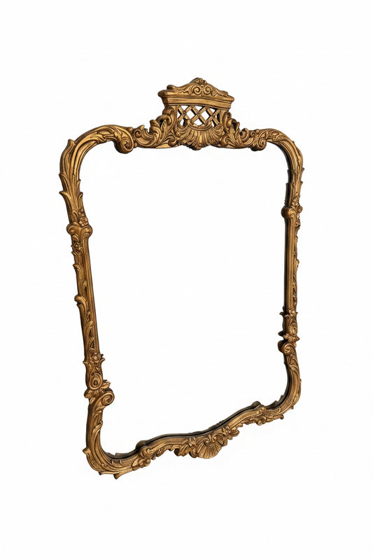 Vintage Hollywood Regency Wall Mirror by Baltimore Mirror Co.