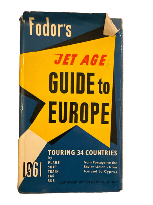 Eugene Fodor / Jet Age Guide to Europe 1961