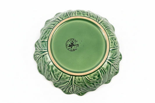 Vintage Portuguese Cabbage Leaf Bowl – Bordallo Pinheiro Style