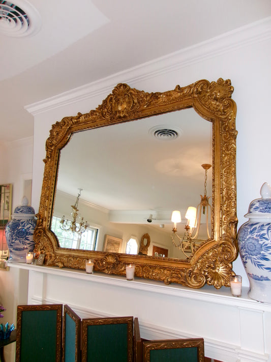 Vintage Gilded Gold Mirror