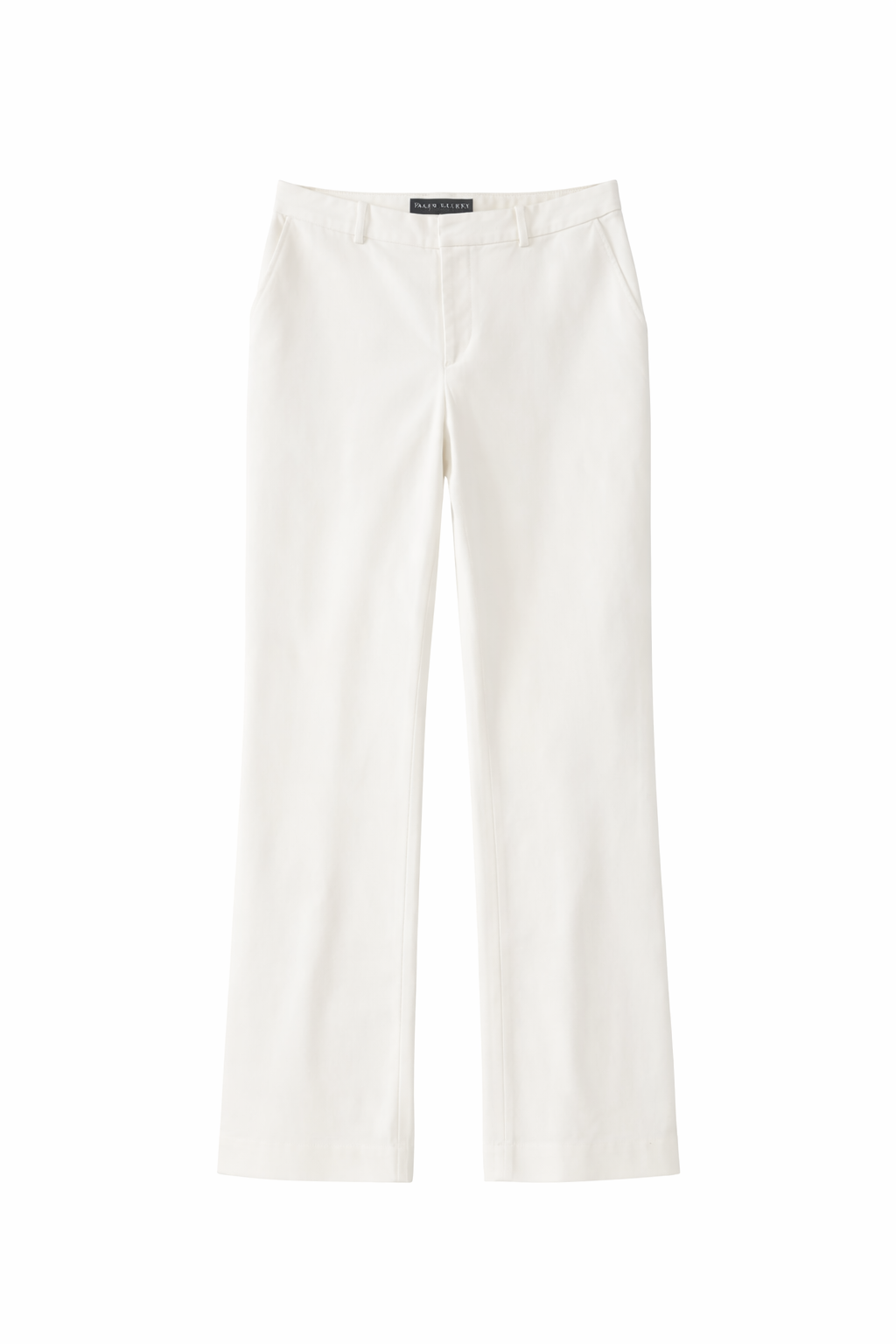 Vintage Ralph Lauren white straight cut women's summer trousers