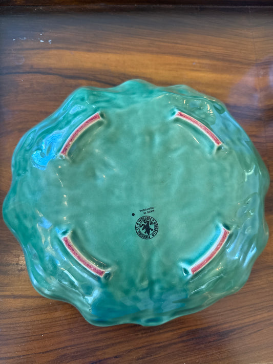 Large Bordallo Pinheiro Cabbage Leaf Platter (Portugal)