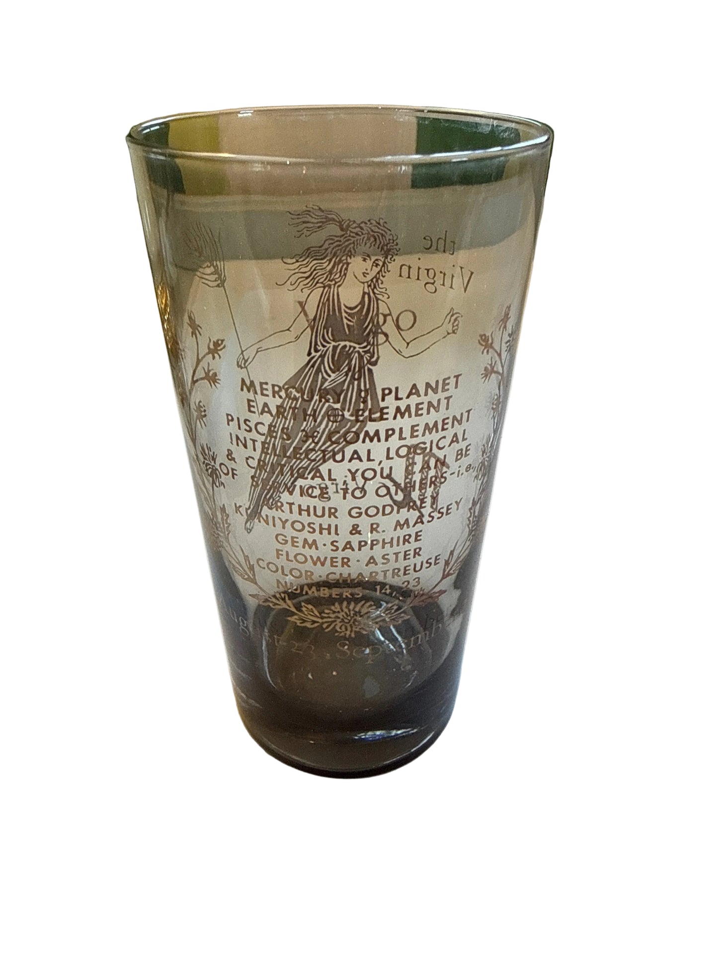 Vintage Zodiac Highball Glasses – Set of 12