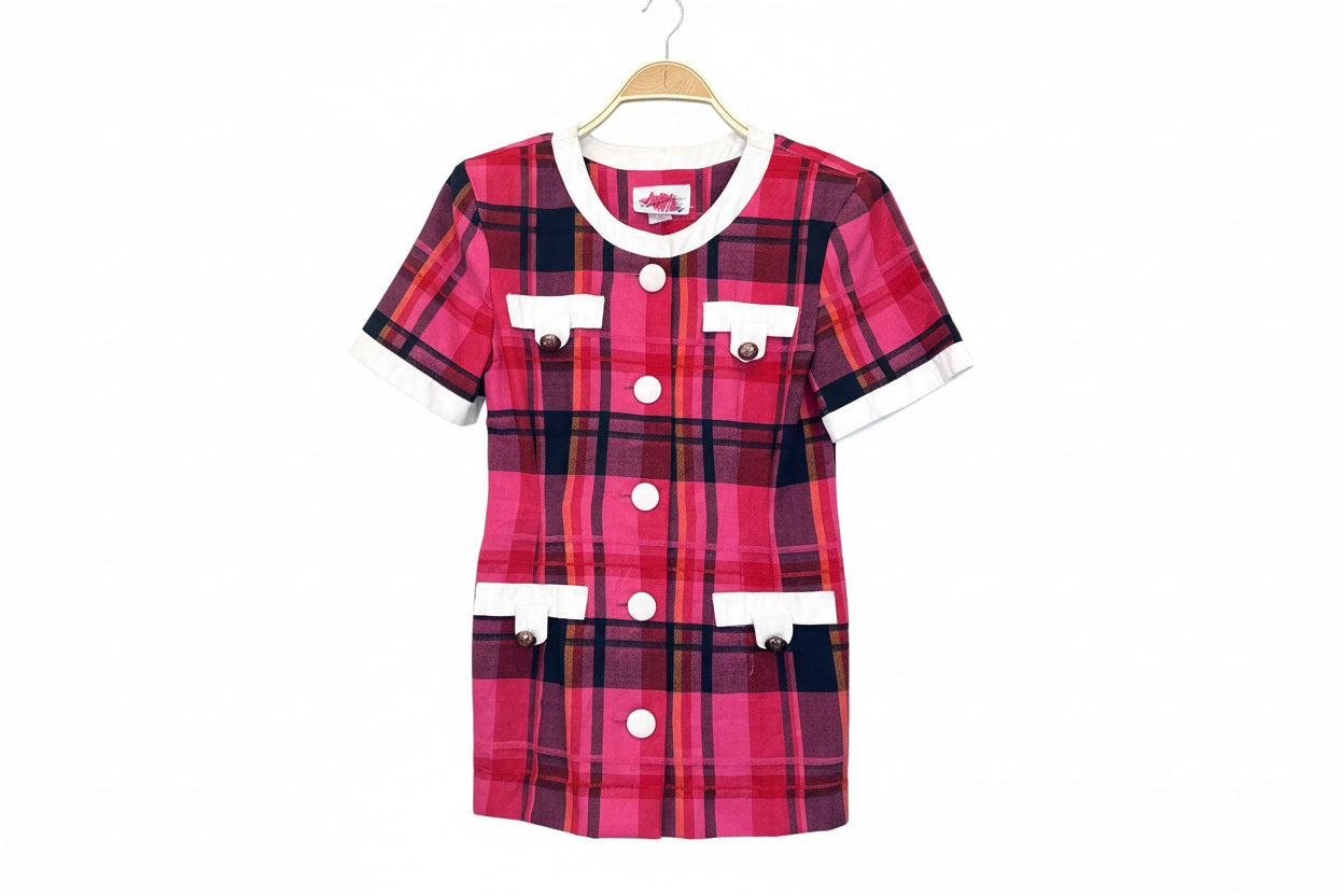 Plaid Linen Tunic/dress