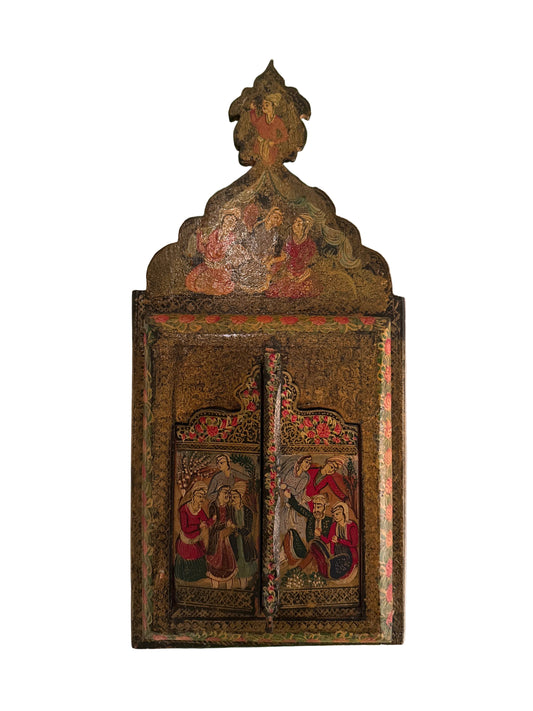 Antique Persian Qajar dynasty wall miror