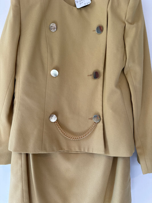 Citron blazer (with skirt:)