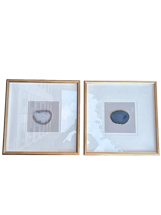 Agate Shadow Box Set of 2