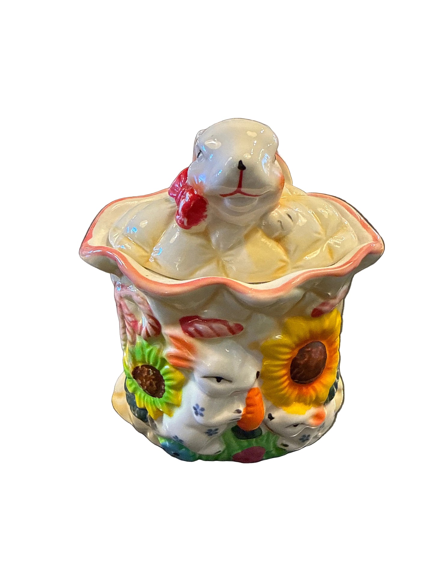 Easter bunny candy jar
