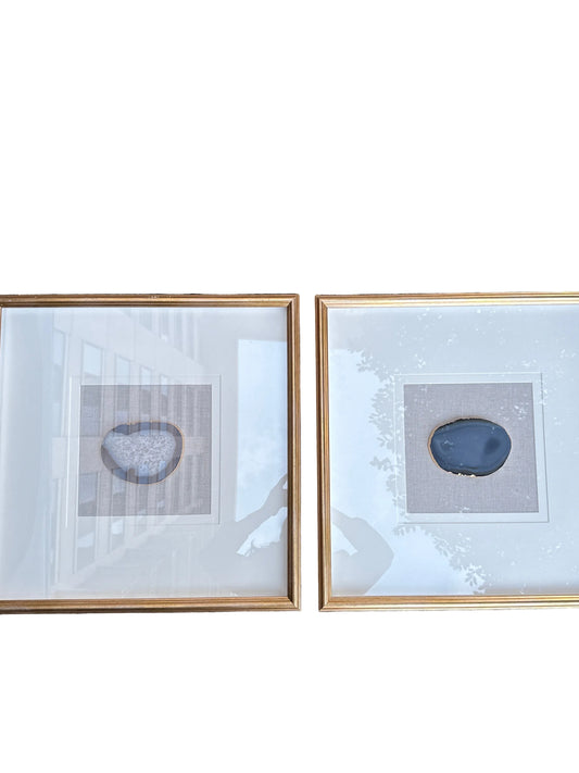 Agate Shadow Box Set of 2