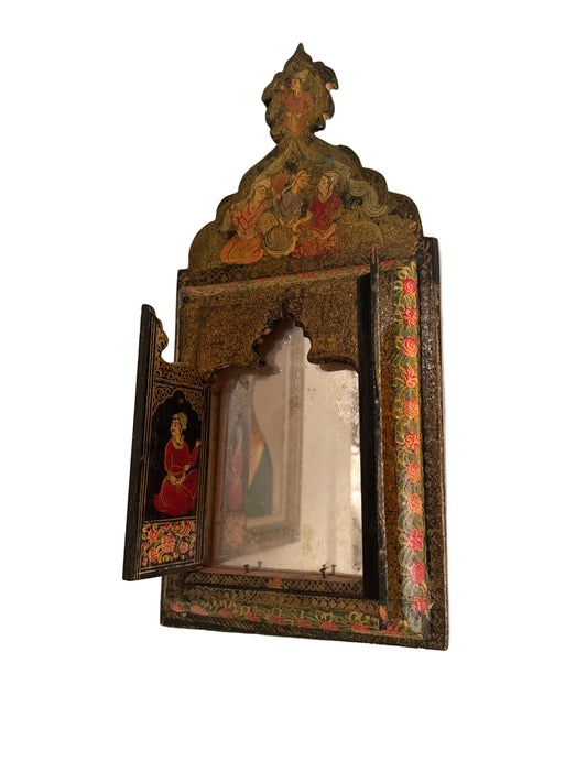 Antique Persian Qajar dynasty wall miror