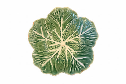 Vintage Portuguese Cabbage Leaf Bowl – Bordallo Pinheiro Style