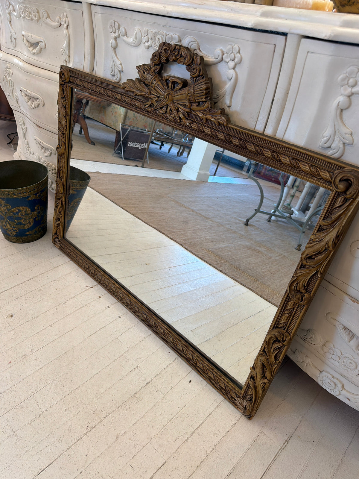 VINTAGE LOUIS XVI–STYLE MIRROR