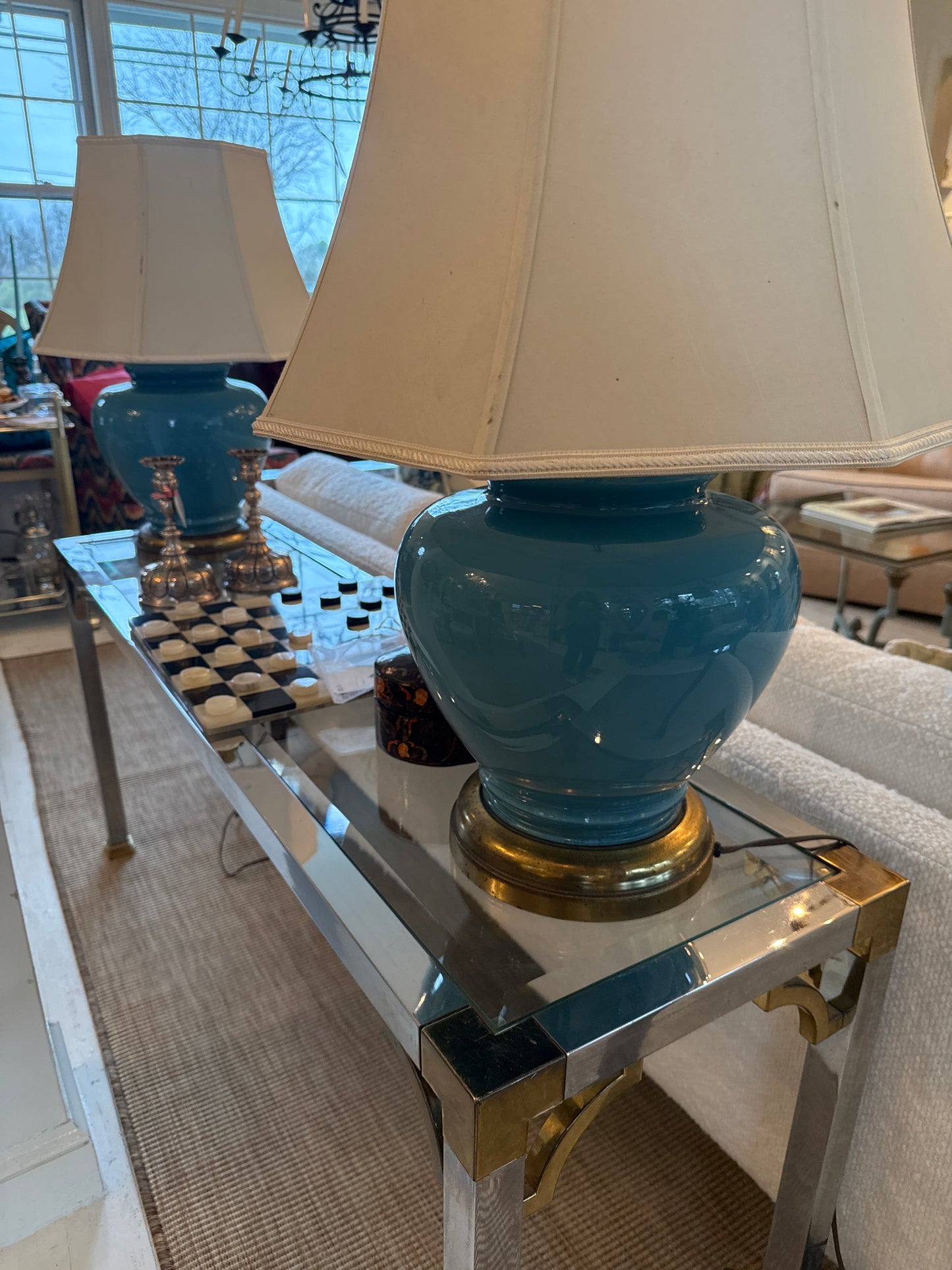Ginger jar lamps