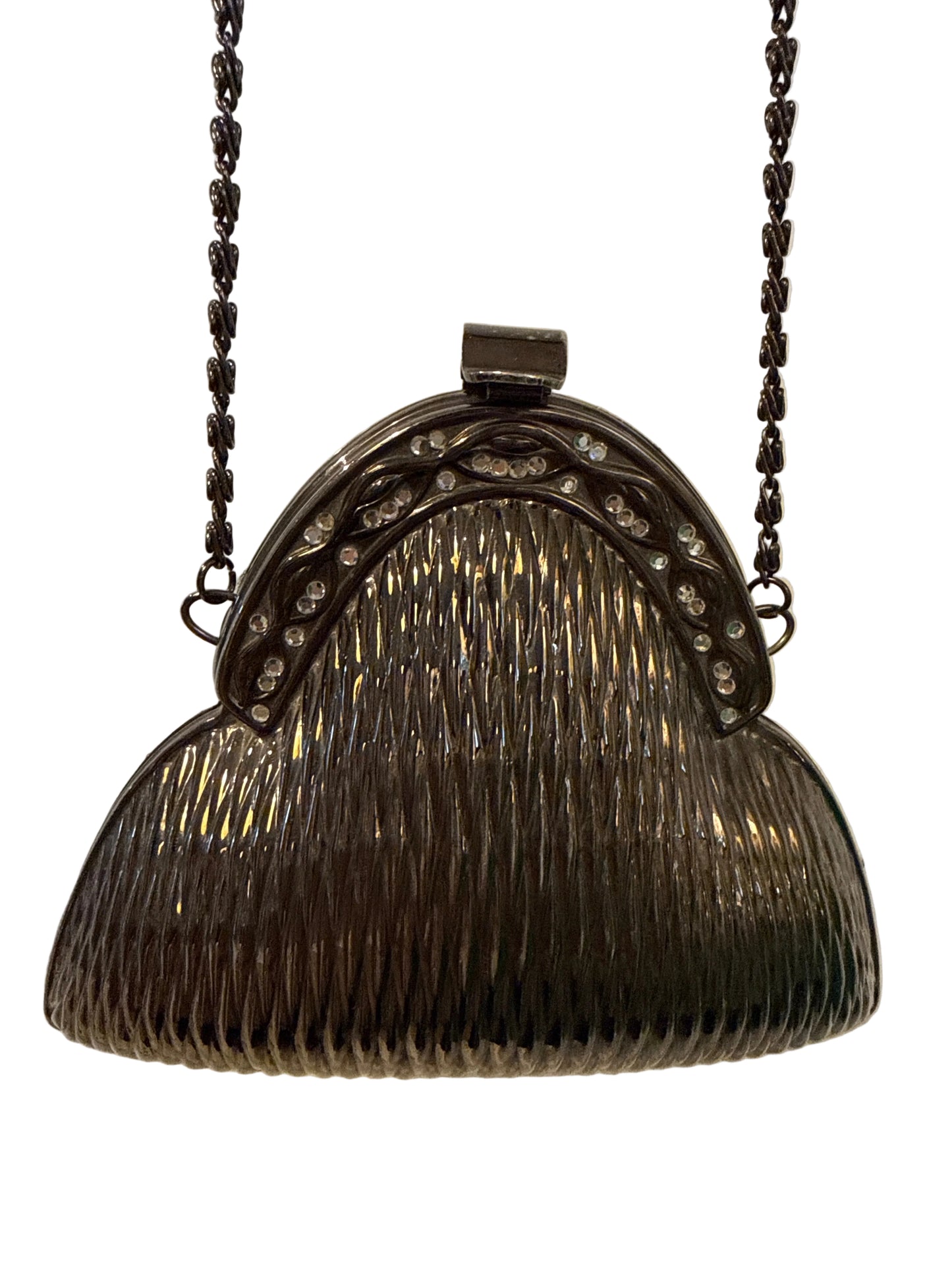 Vintage Art Deco Style Pleated Evening Bag