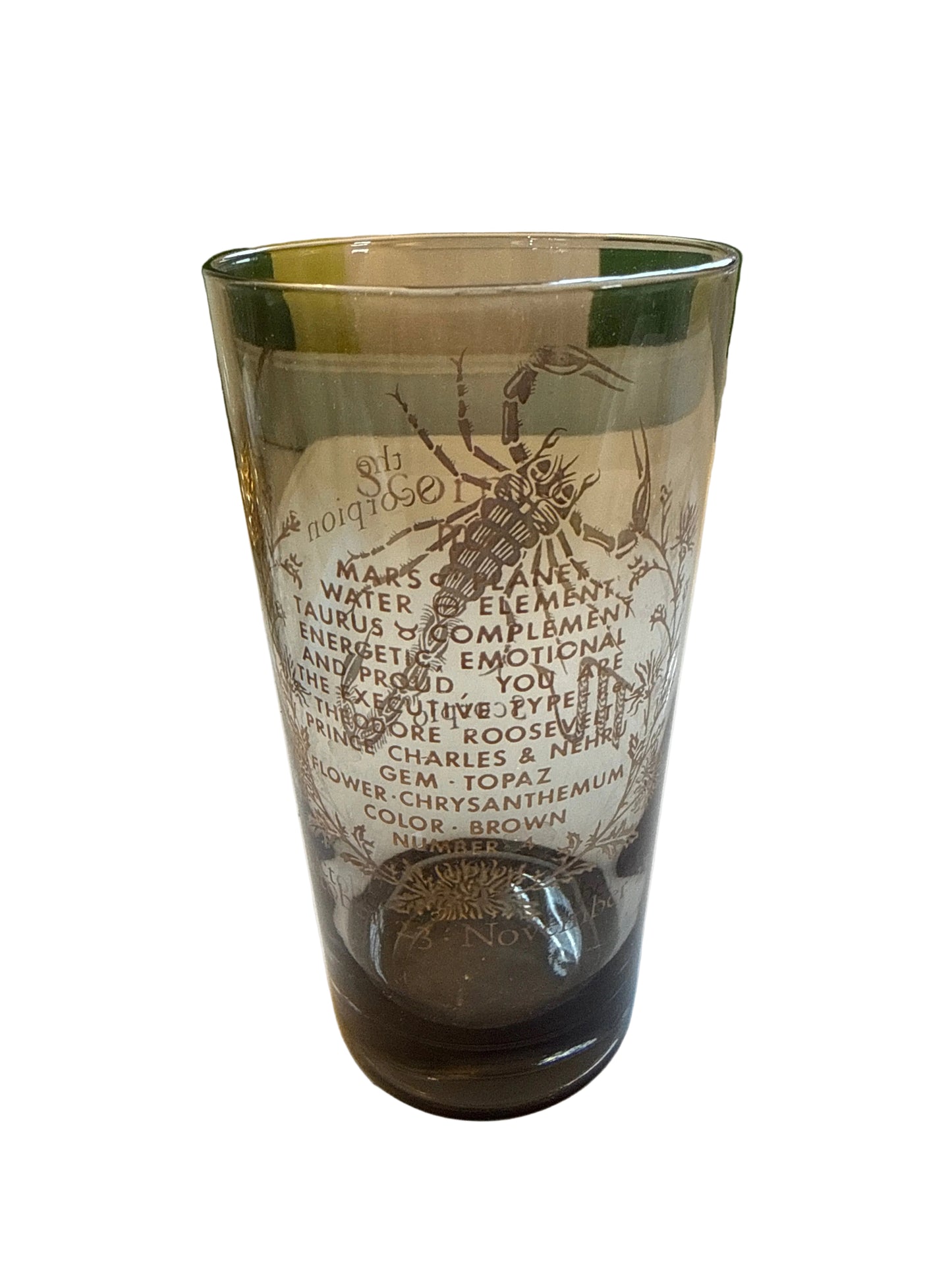 Vintage Zodiac Highball Glasses – Set of 12