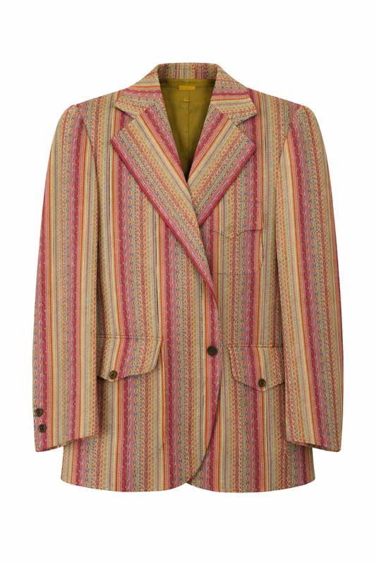 1960s Robert Allen of Beverly Hills, colorful men's blazer