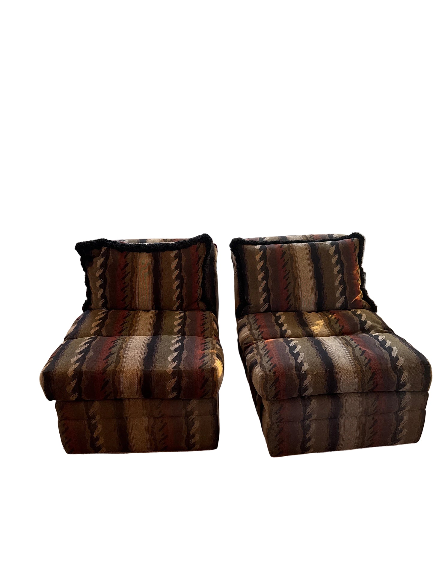Pair of Vintage Shelby Slipper Chairs  (1995)