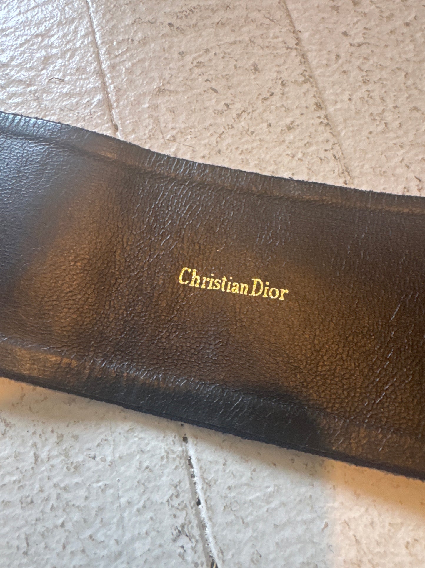 Vintage Suede Christian Dior belt