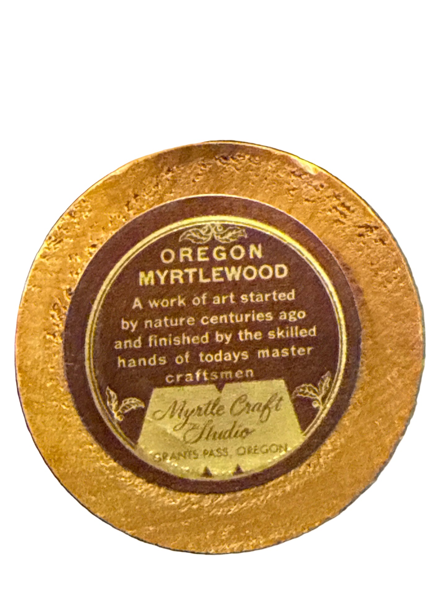 Myrtle wood  bud vase