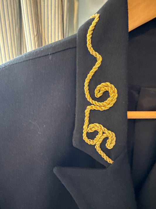 Gold roped captains Jacket