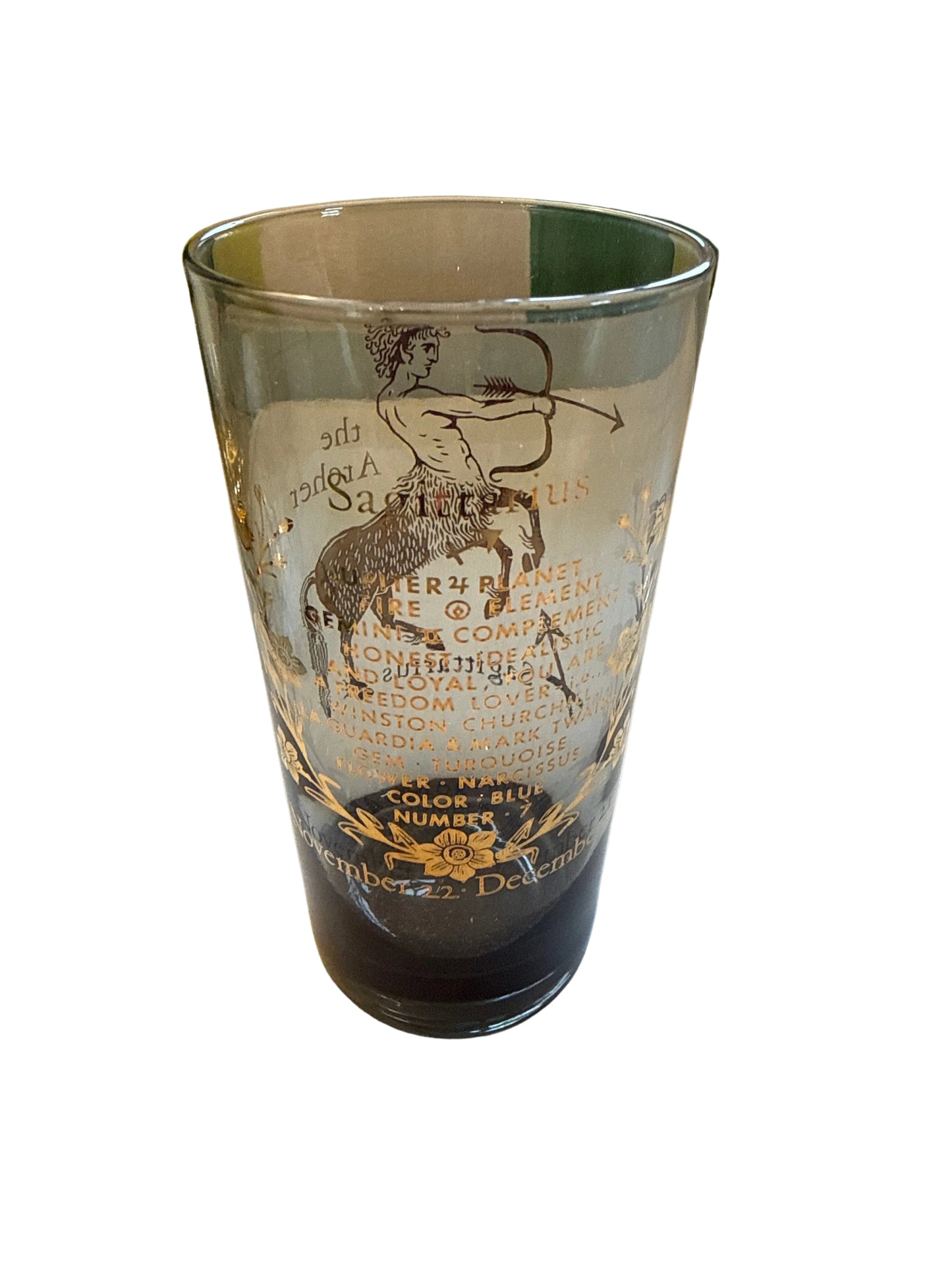 Vintage Zodiac Highball Glasses – Set of 12