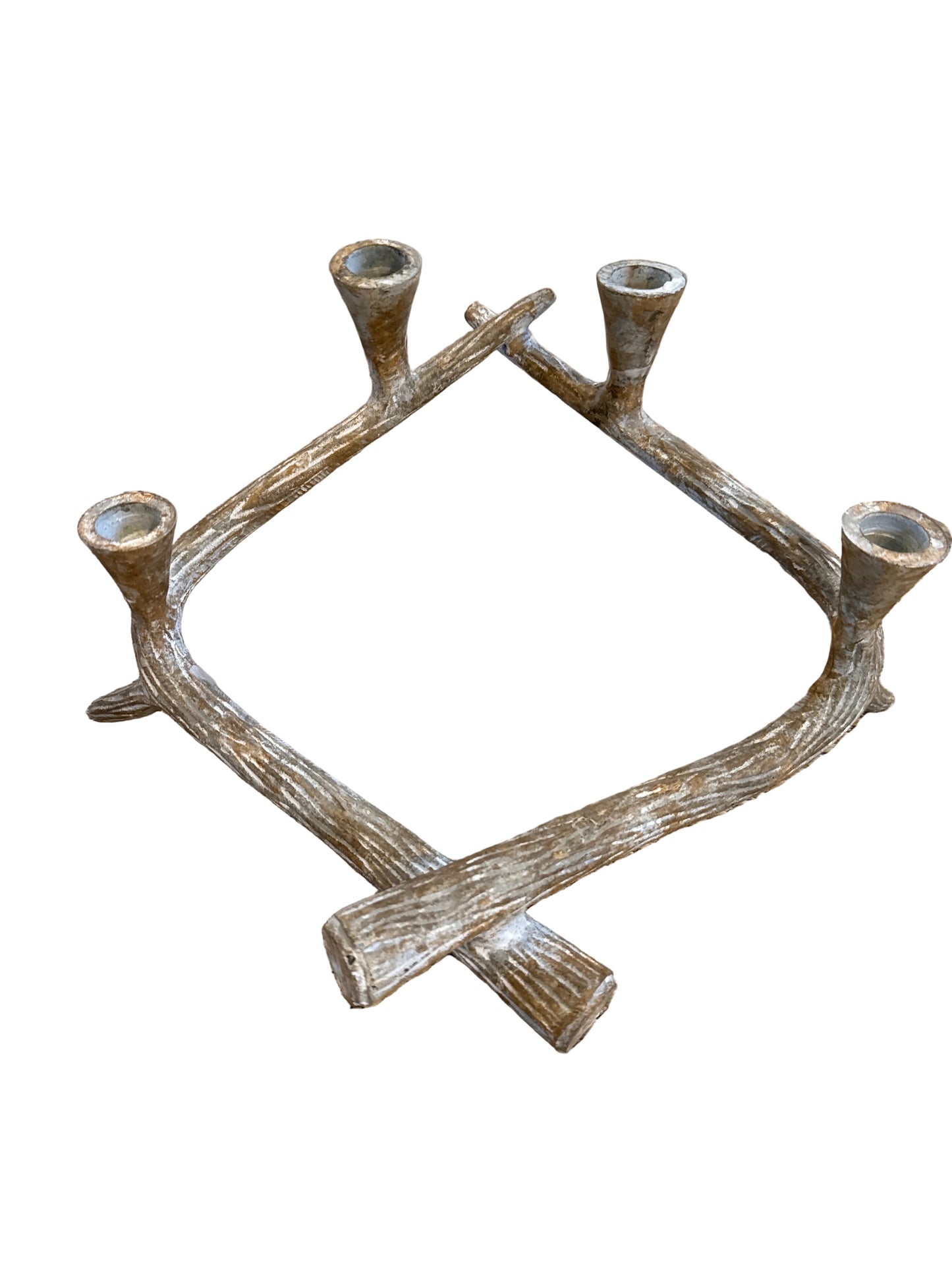 Faux Bois Candelabra