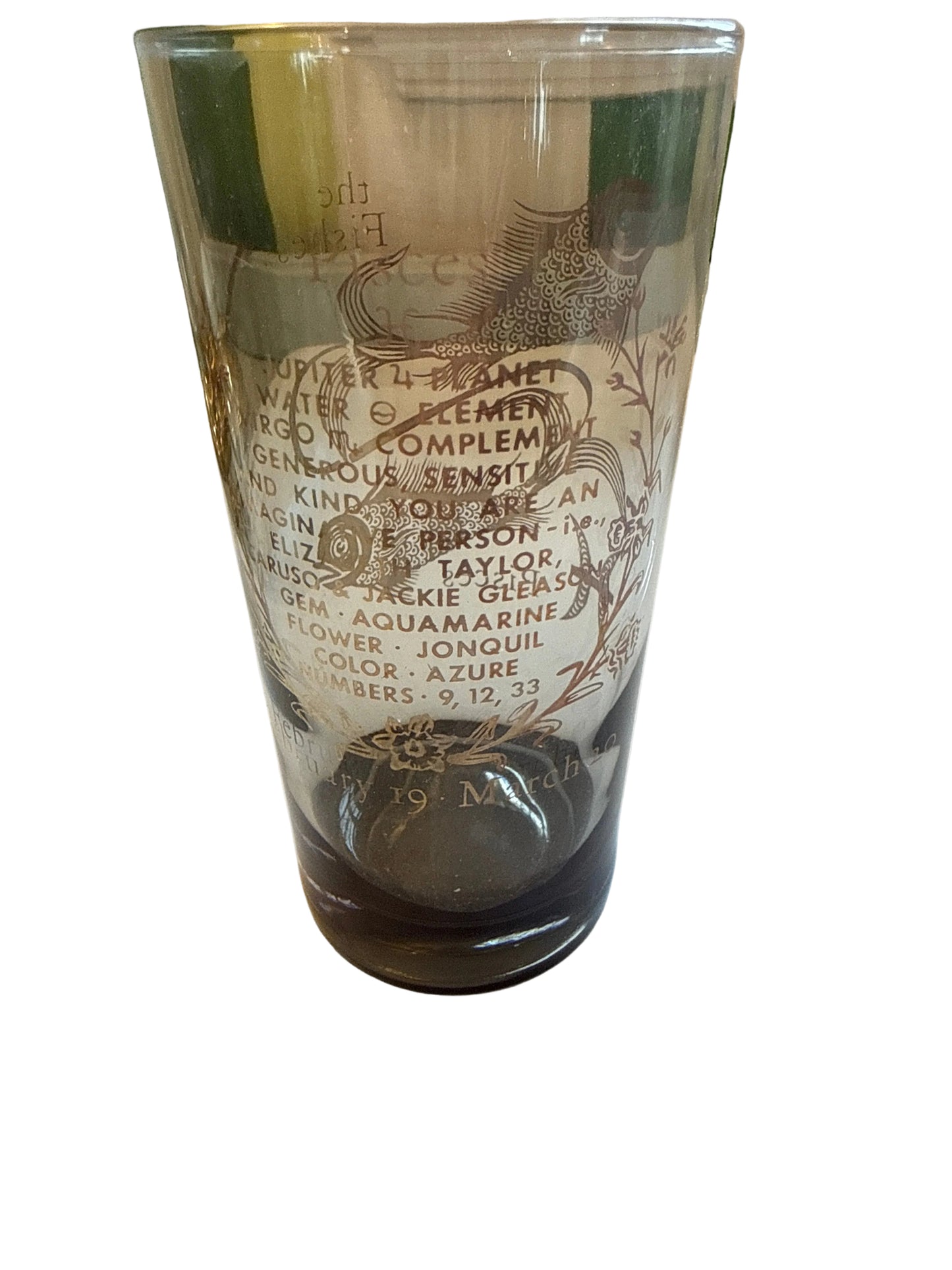 Vintage Zodiac Highball Glasses – Set of 12