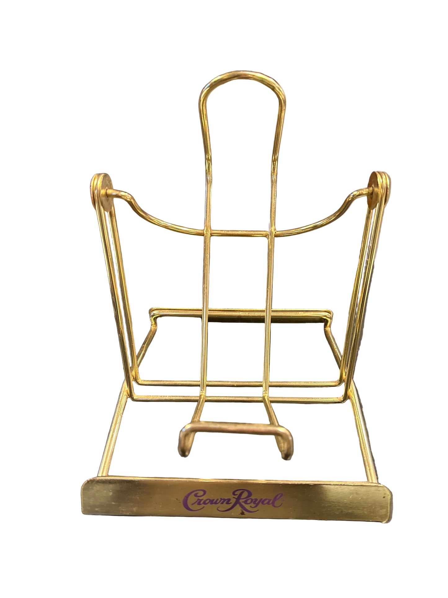 Vintage 1970’s Crown Royal 1.75L Tilt & Pour Liquor Bottle Holder/Display Bar Piece