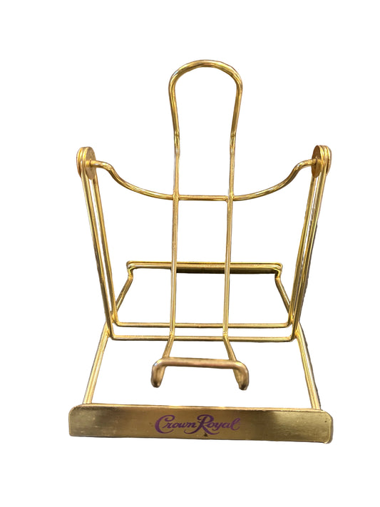 Vintage 1970’s Crown Royal 1.75L Tilt & Pour Liquor Bottle Holder/Display Bar Piece