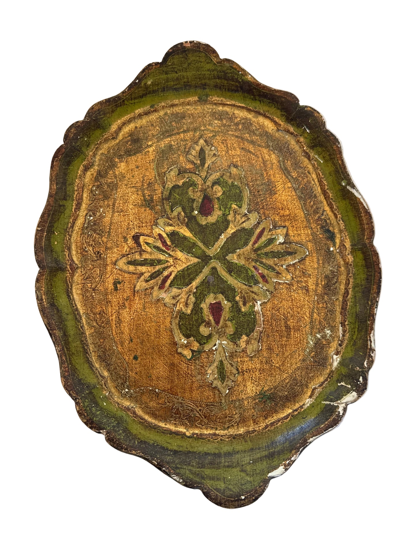 Vintage Florentine Tole Tray