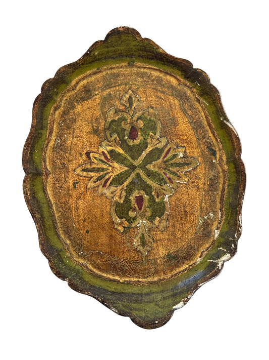 Vintage Florentine Tole Tray