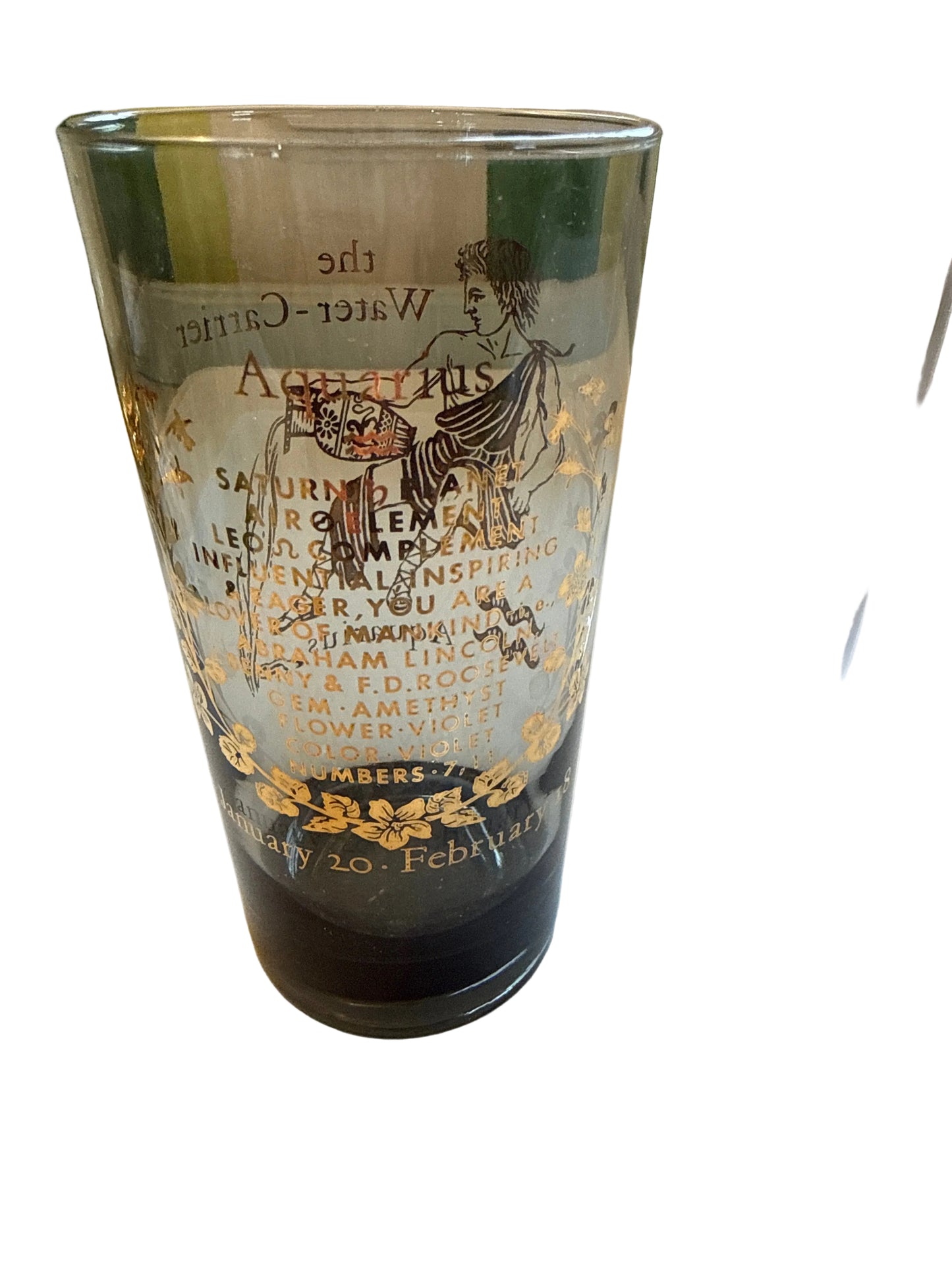 Vintage Zodiac Highball Glasses – Set of 12